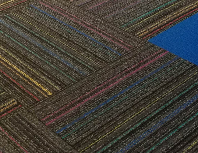 Example Of Interface Carpet Tile Installation
