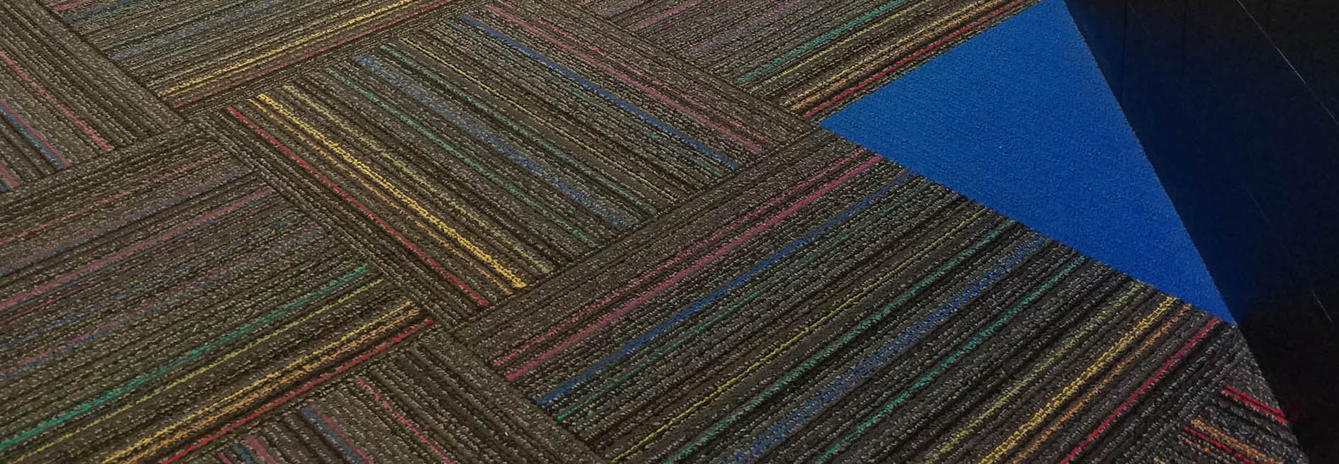 Example of Interface carpet tile installation