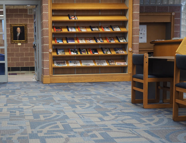 Example Of Carpet Tile In Educational Facility